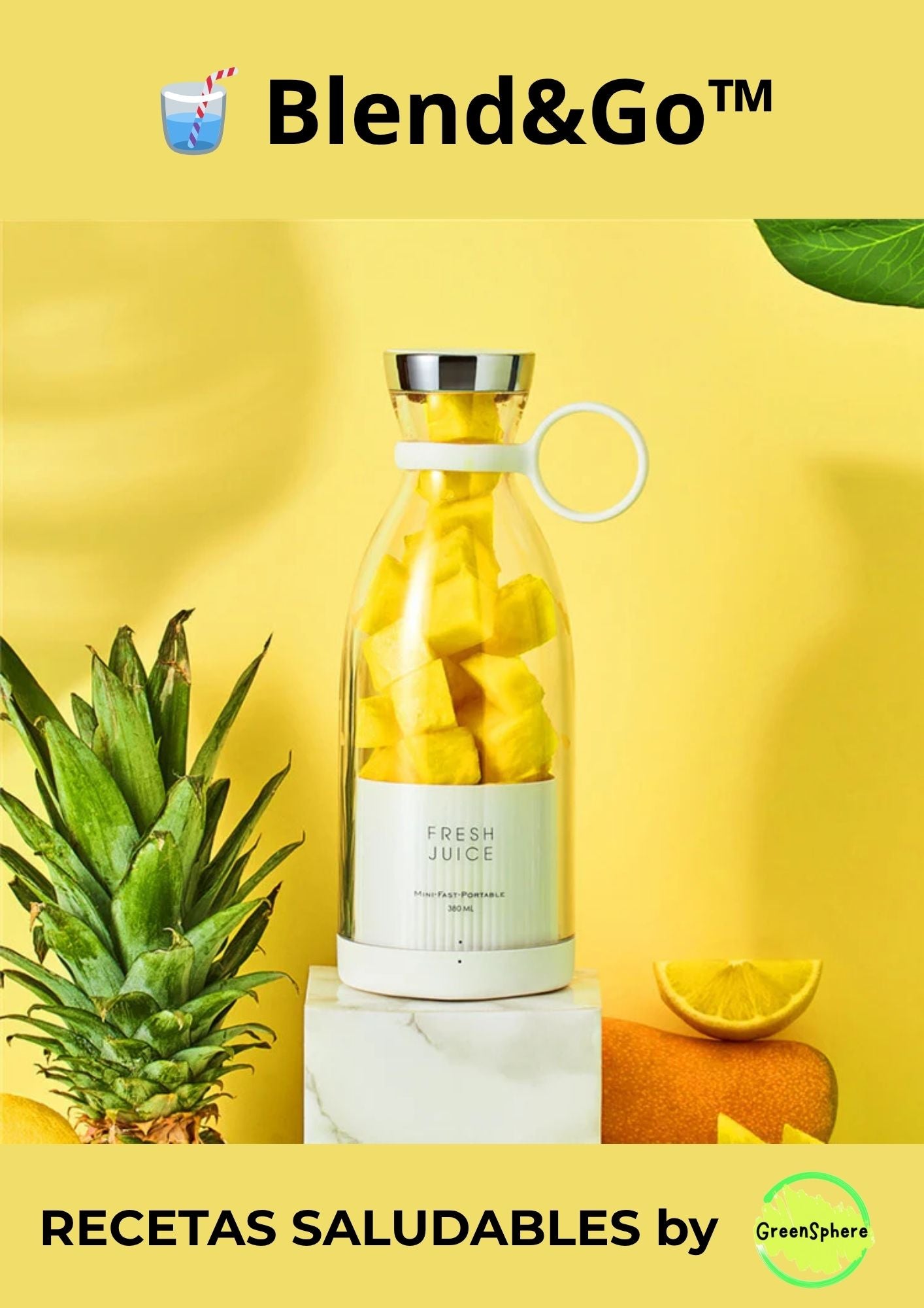 🥤 Blend&Go™ – Tu licuadora portátil para una vida activa