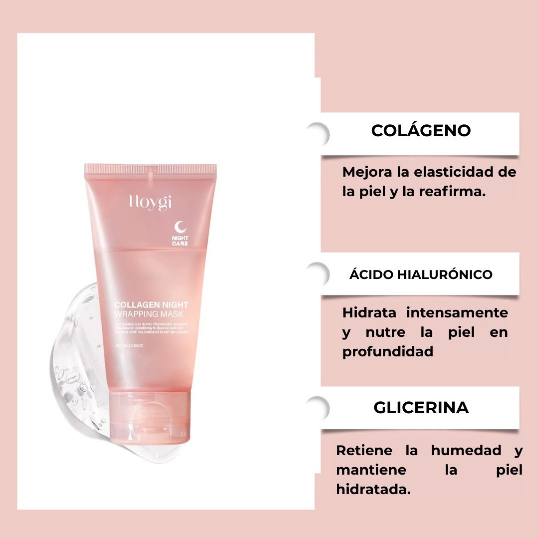Mascarilla facial de colágeno + mini masajeador cervical GRATIS