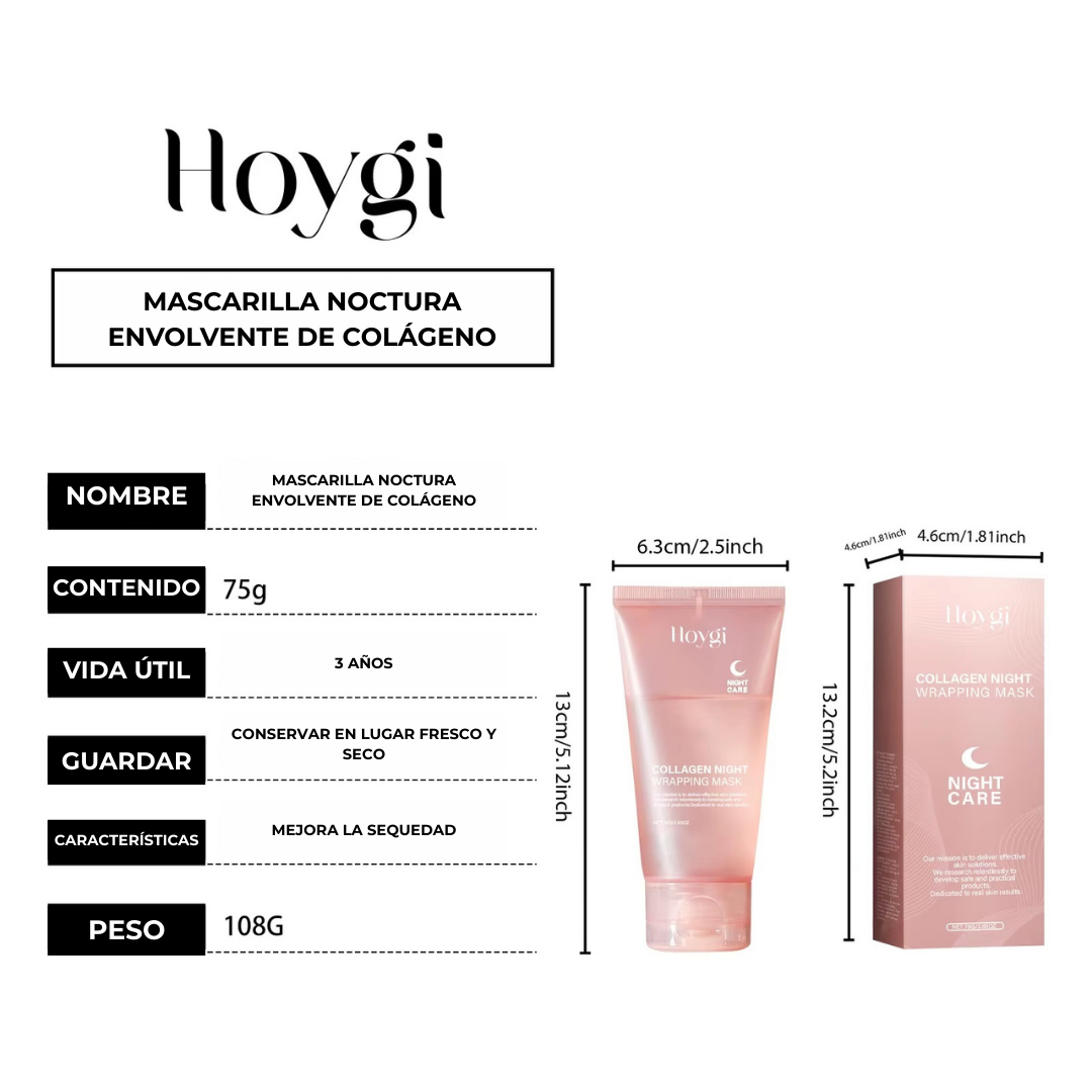 Mascarilla facial de colágeno + mini masajeador cervical GRATIS