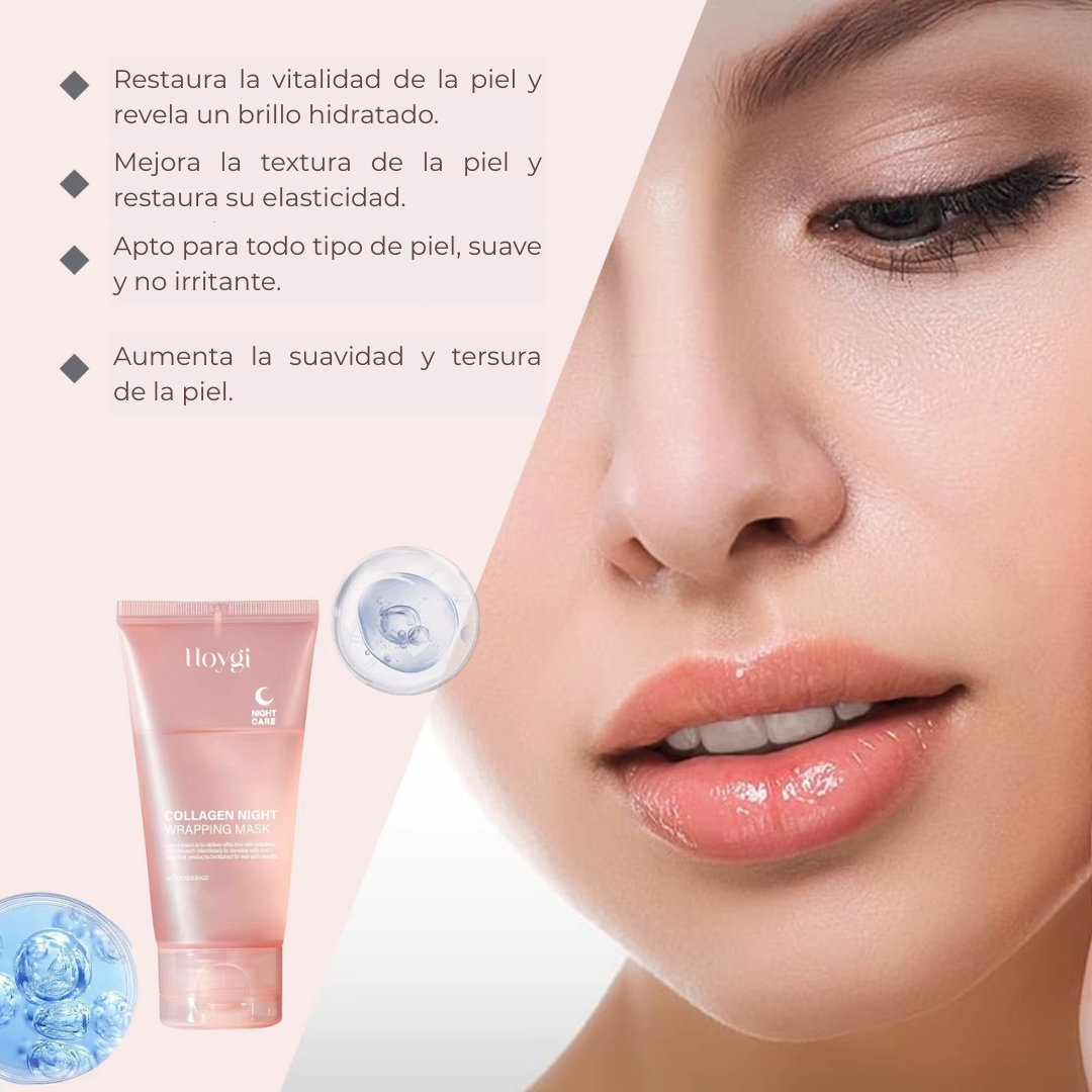 Mascarilla facial de colágeno + mini masajeador cervical GRATIS