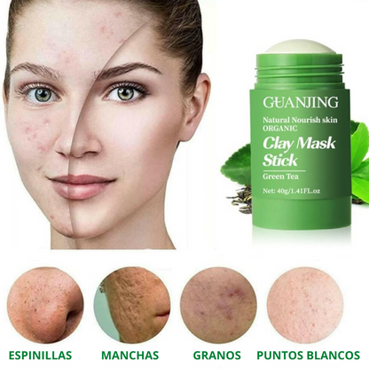 Pack MASAJEADOR FACIAL + MASCARILLA TÉ VERDE