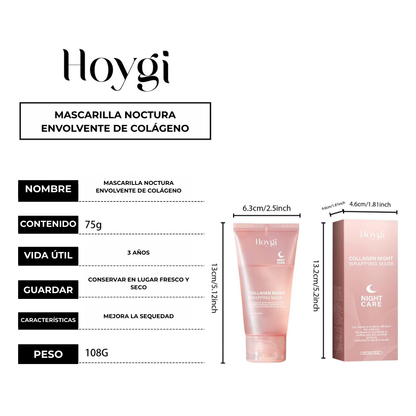 Mascarilla facial de colágeno + mini masajeador cervical GRATIS